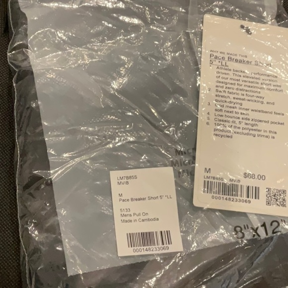 Lululemon Pace Breaker Short 5” LL - Picture 1 of 3